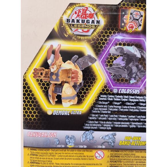 Demorc Ultra Starter Pack Colossus Barbetra Bakugan Legends Demorc Bakugan NEW - Picture 7 of 7